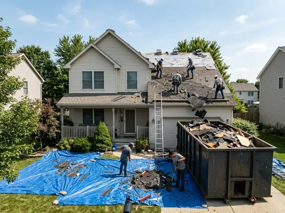 roof-replacement-debris-remova-004 — frequently asked questions, Cheapest Dumpster Rentals in Lakeway, TX